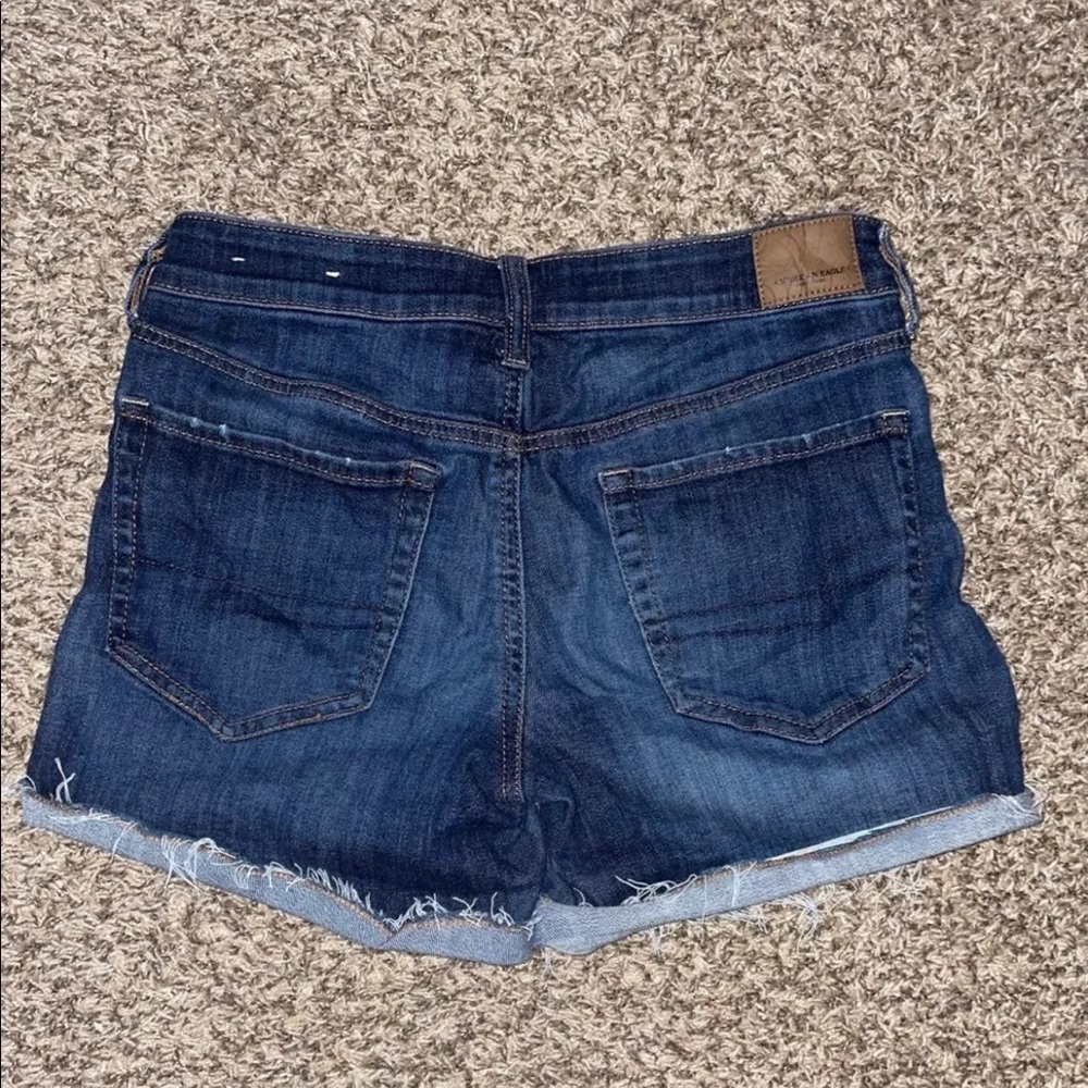 American Eagle Black Ne(X)t Level Stretch midi shorts